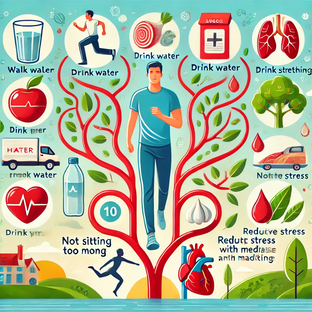 혈액순환을 부드럽게 건강습관