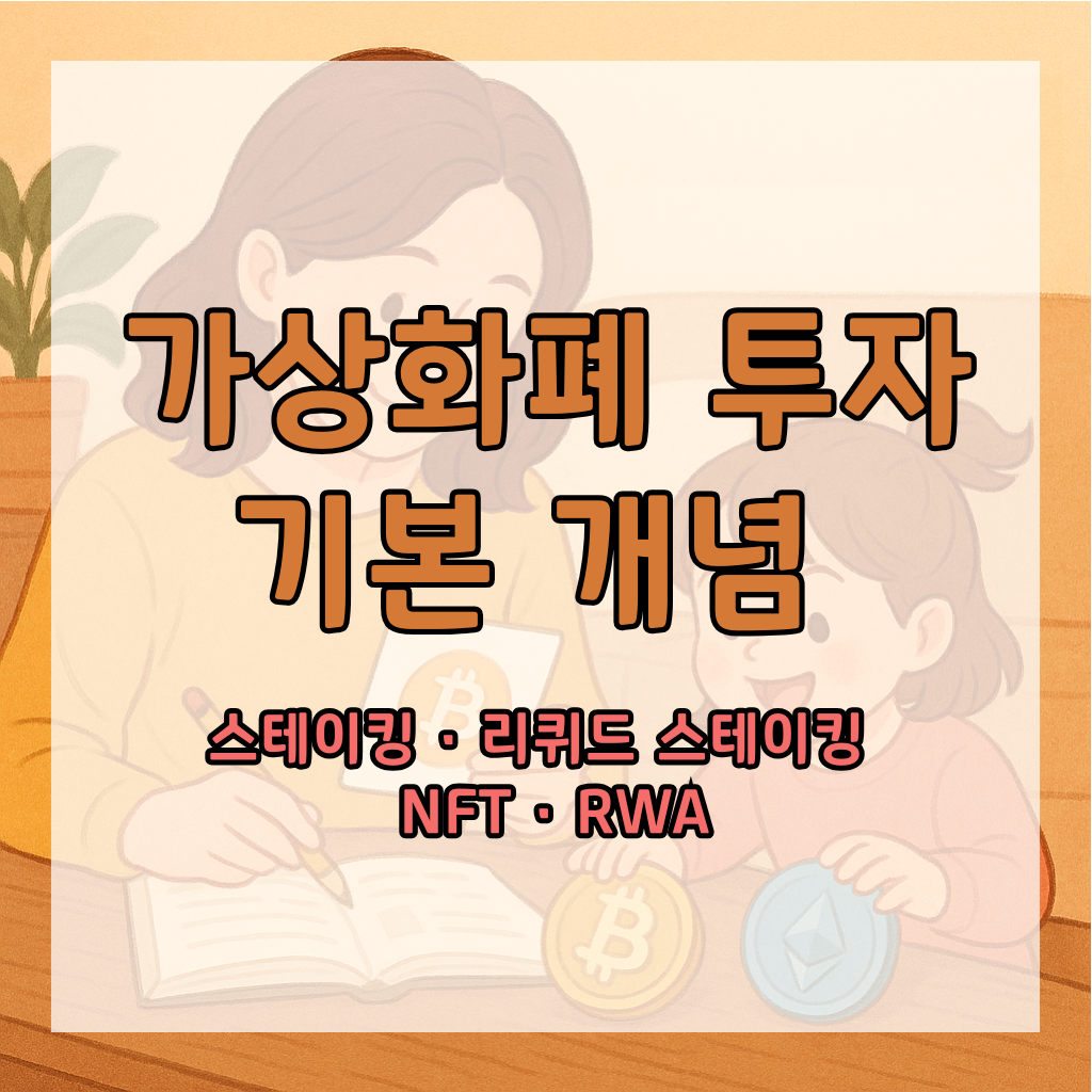 [코린이 가이드] 스테이킹 &middot; 리퀴드 스테이킹 &middot; NFT &middot; RWA 완벽 정리