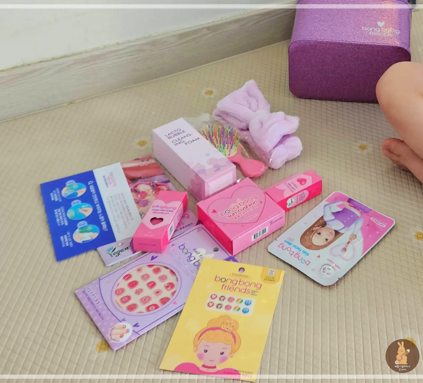봉봉프렌즈-화장품-홀리데이-세트-구성품