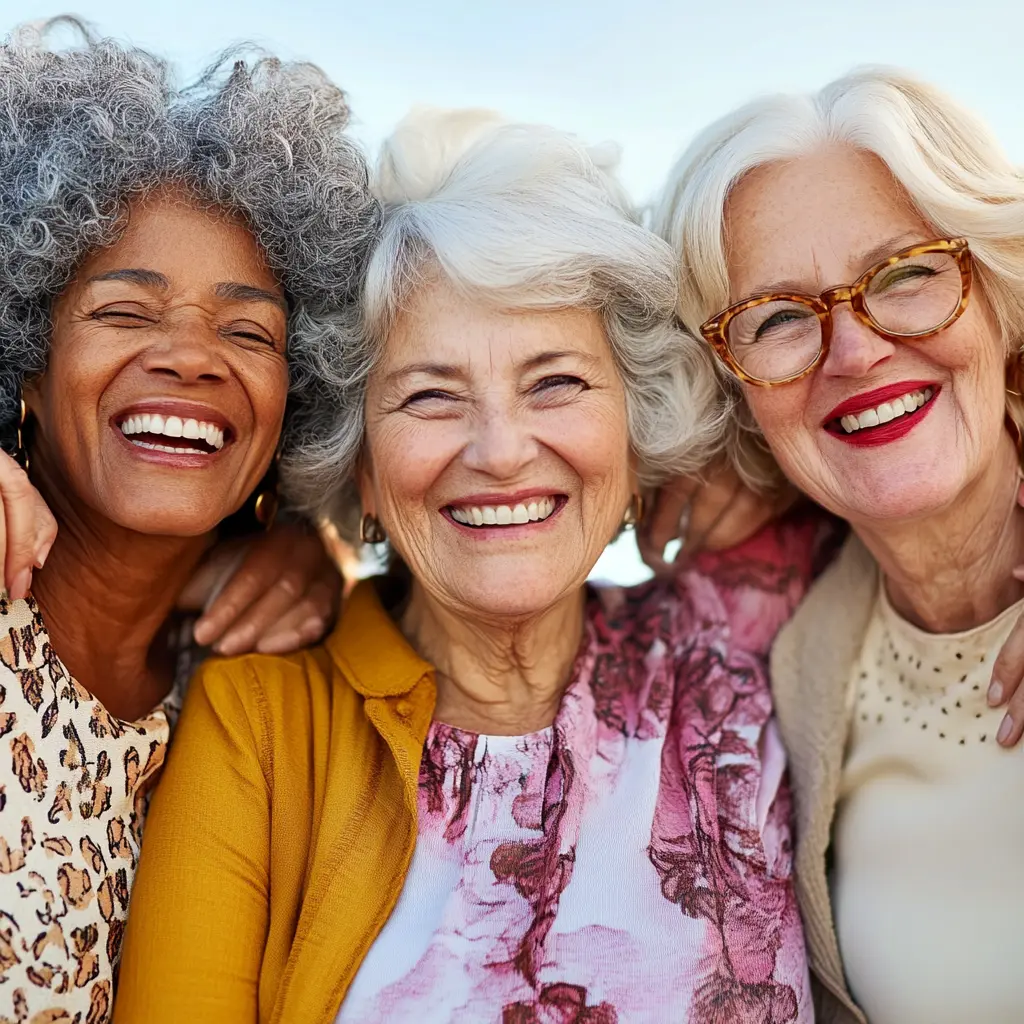 보청기끼고 행복한 할머니들