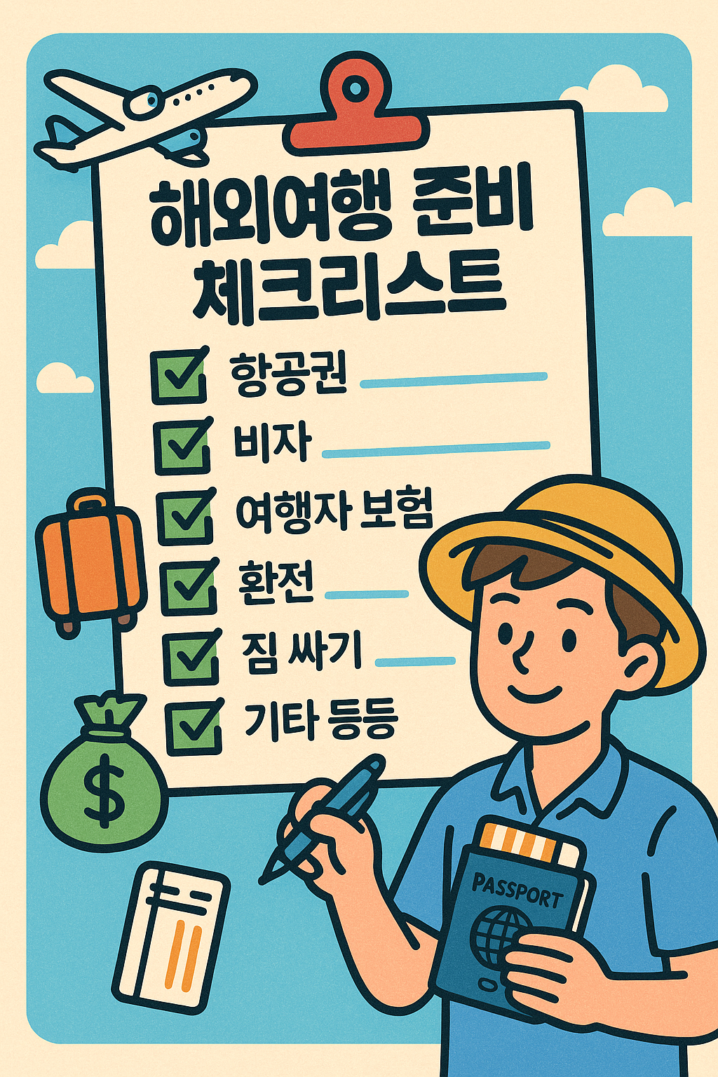 해외여행 준비 체크리스트 관련사진