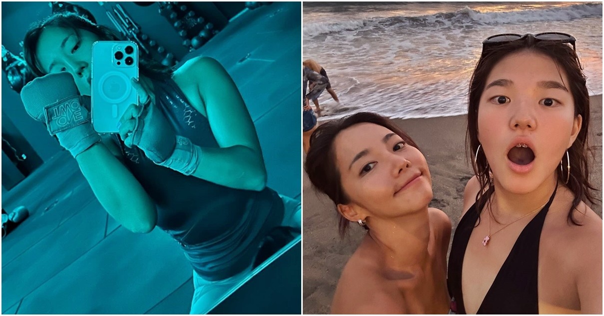 이윤진 인스타 딸과 찍은 사진