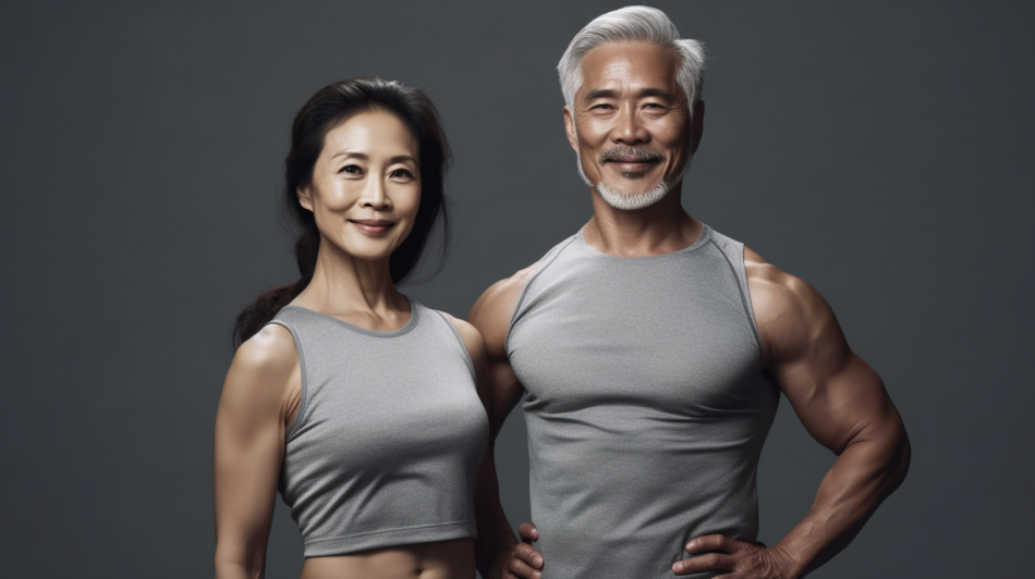 운동과 건강한 식단으로 비만을 해결한 중년 커플