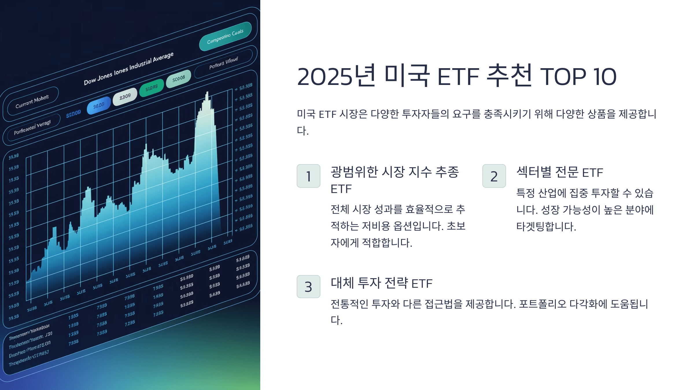 2025년 미국 ETF 추천 Top10