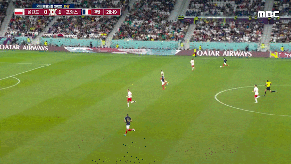 외곽에서 골 만들어내는 음바페