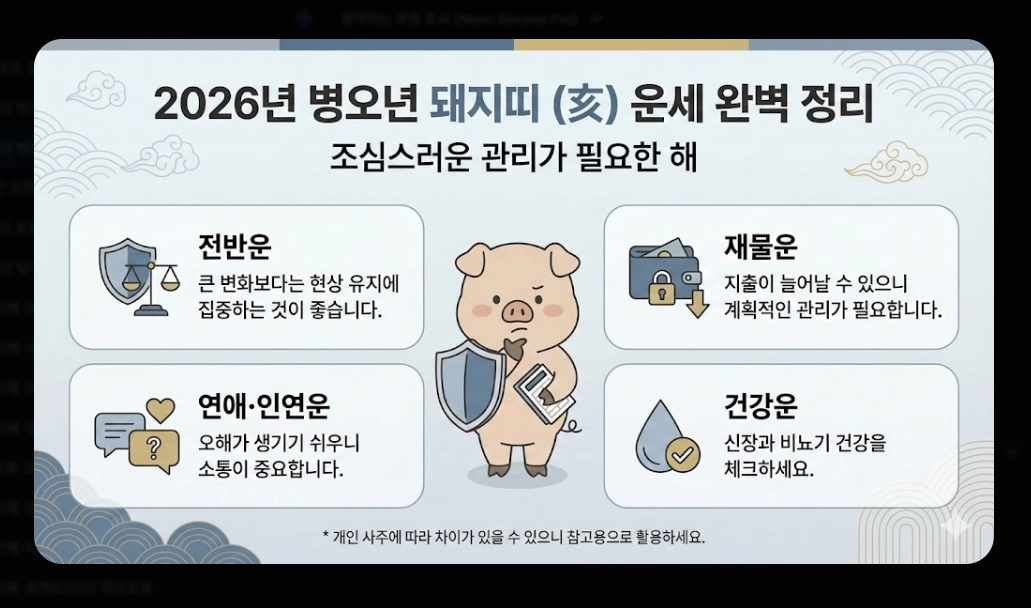 2026년 병오년 새해 운세 완벽 정리