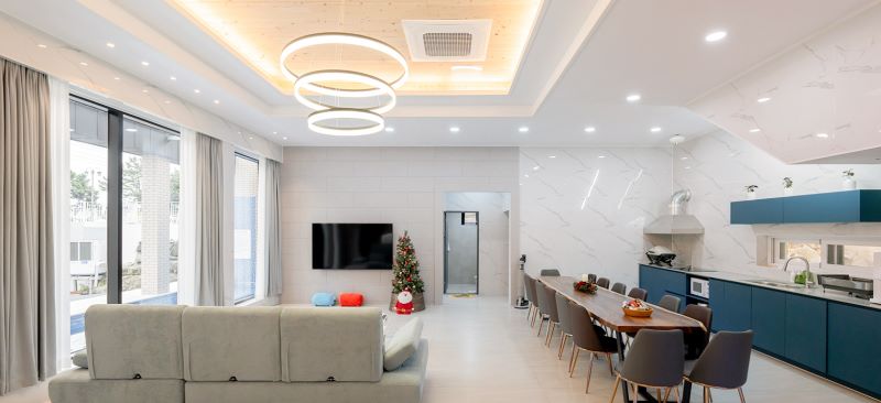 까사봉봉풀빌라_거실공간