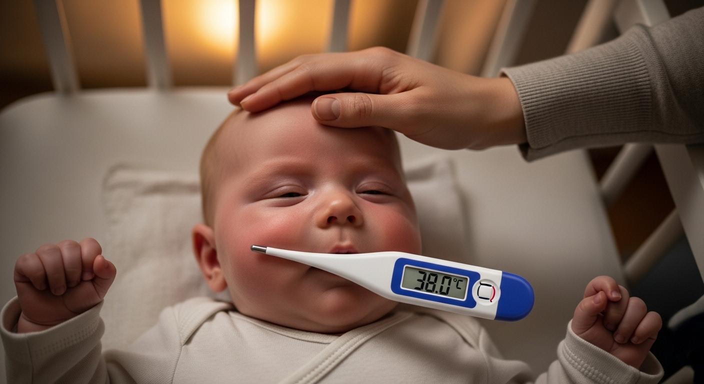 아기 열 38도 병원