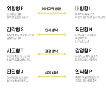 MBTI T F N S A 유형 특성과 차이점 정리_2