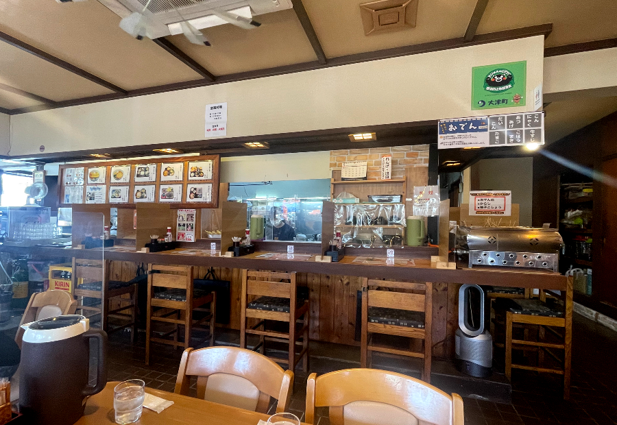 Umenoya 소바 전문점 실내전경