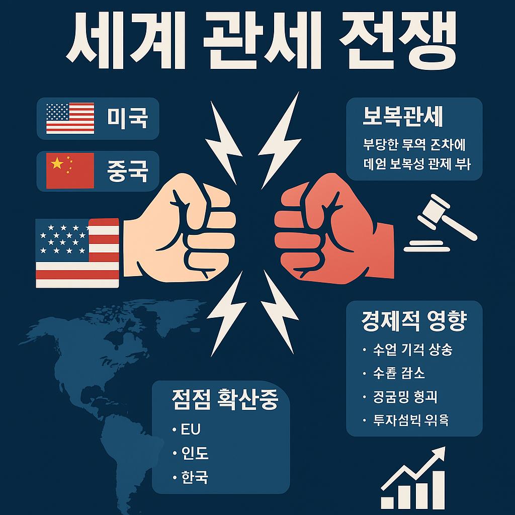 보복관세전쟁중