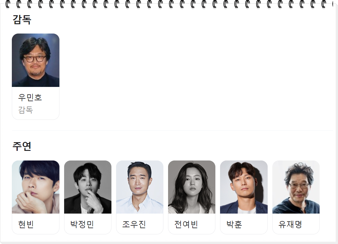 영화 하얼빈 주요 등장인물 소개