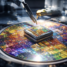 반도체 칩 설계 사진