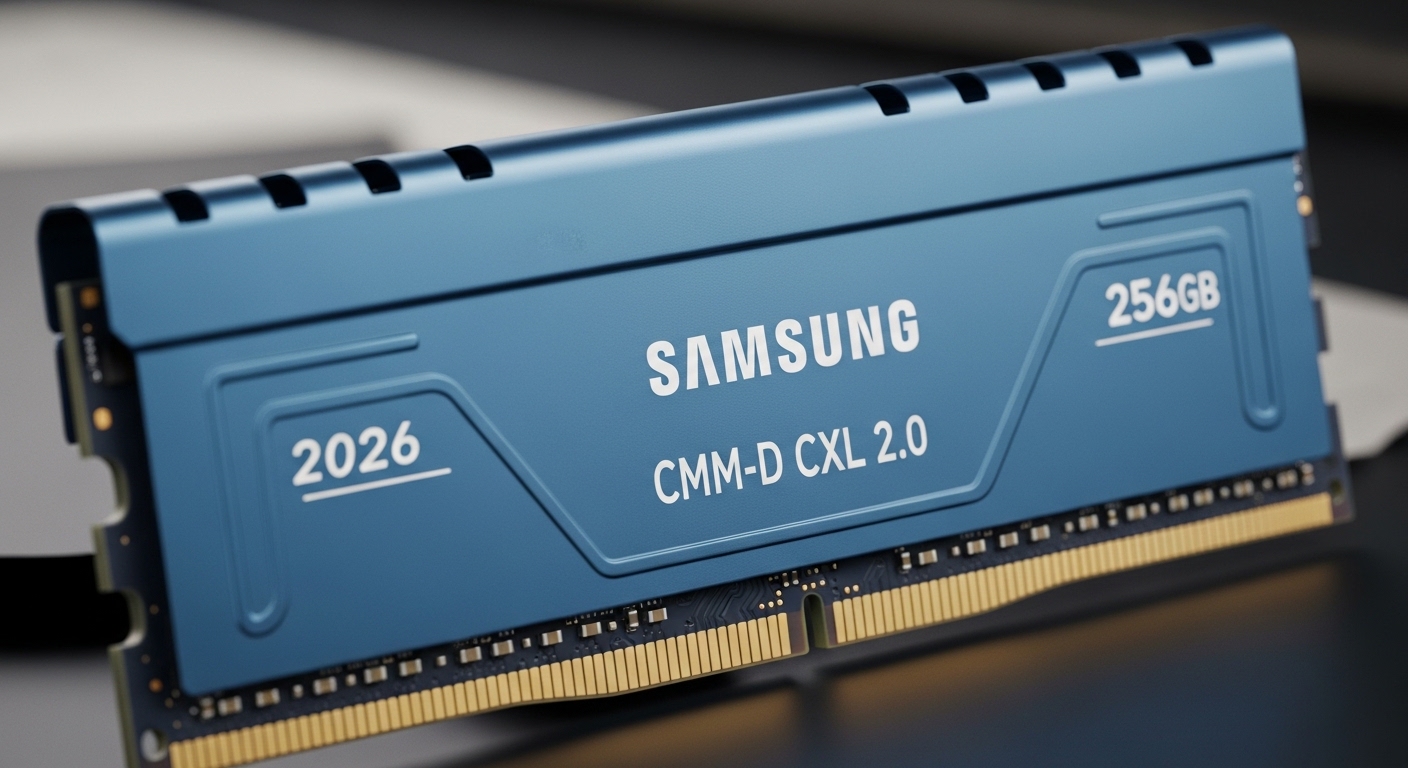 삼성전자 CMM-D CXL 2.0 D램 256GB 메모리 모듈 블루그레이 2026