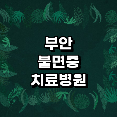 부안군 불면증