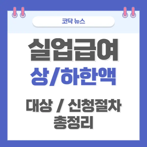 2025 실업급여 계산, 상한액·하한액·신청 절차 총정리