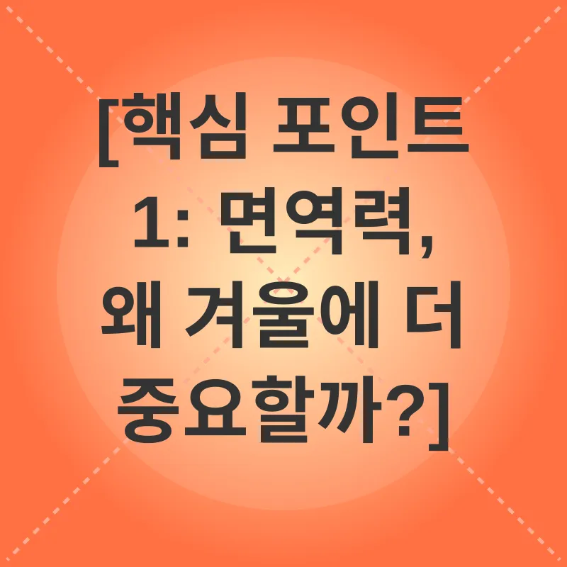 겨울철 면역력 강화_1