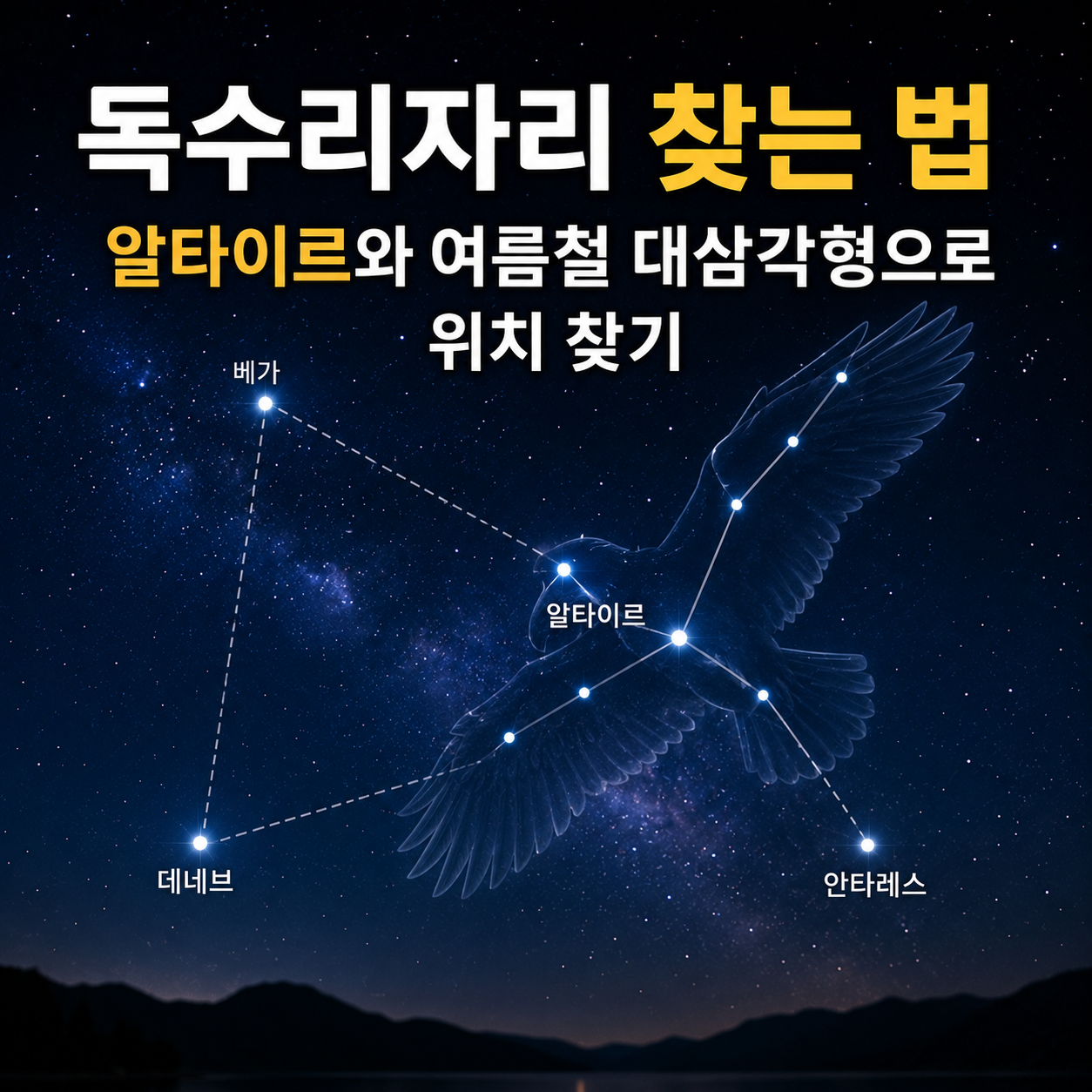 독수리자리 찾는 법