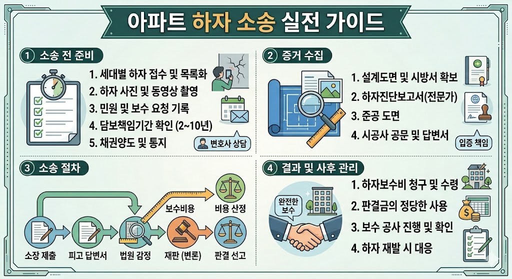 아파트 하자 소송 실전 가이드