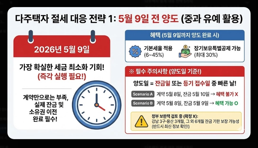 다주택자 양도세 기본세율 범위 [5월 9일 데드라인] 2주택 3주택 절세 전략 및 시뮬레이션