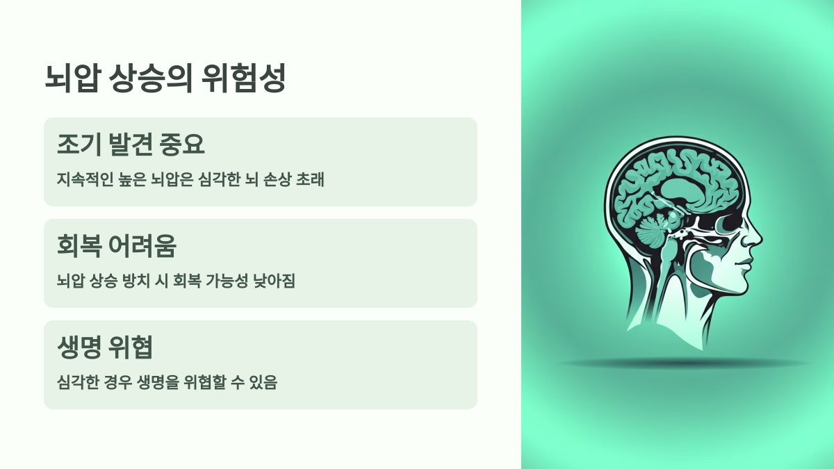 뇌압 상승, 놓치면 안 되는 이유!