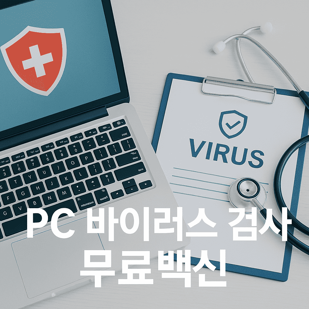 PC 바이러스 검사 무료백신 이미지
