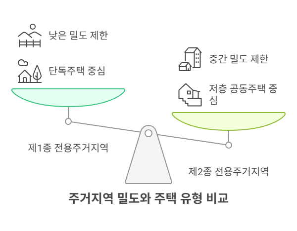 전용주거지역-종류