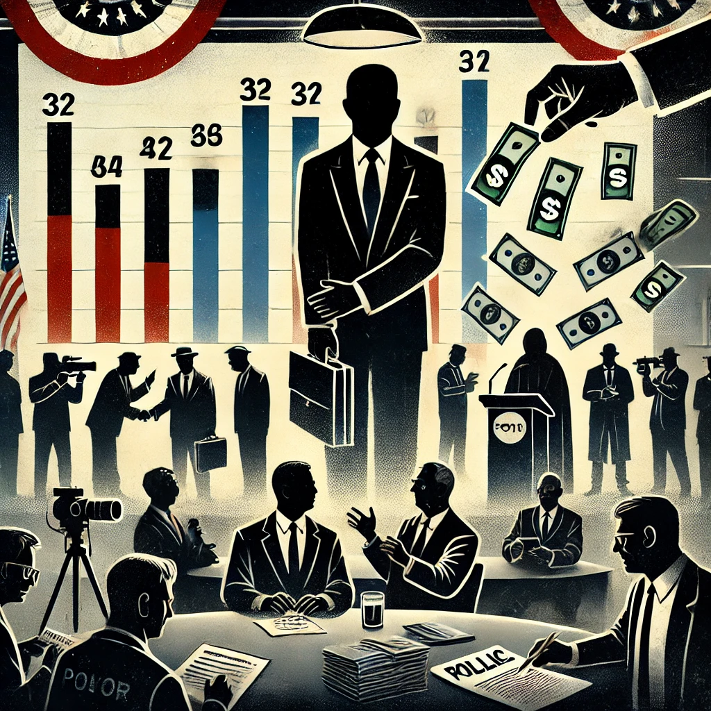 오세훈 시장의 여론조사비용 대납의혹을 나타내는 이미지