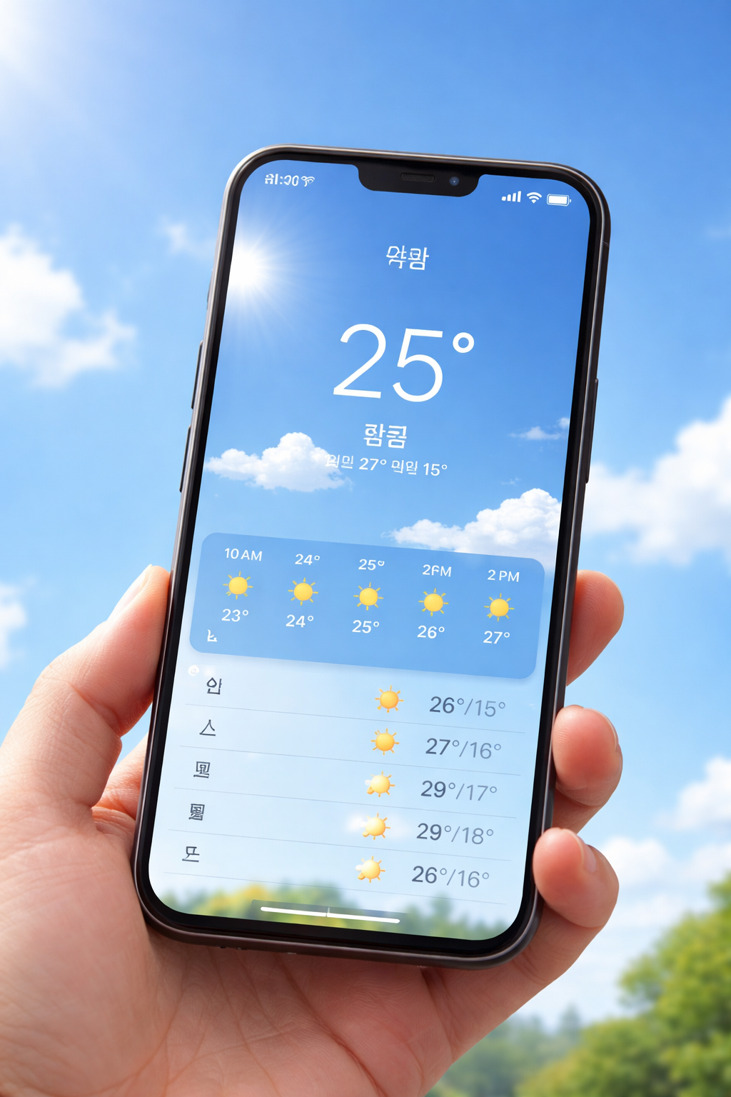 일기예보 확인방법 날씨앱 추천