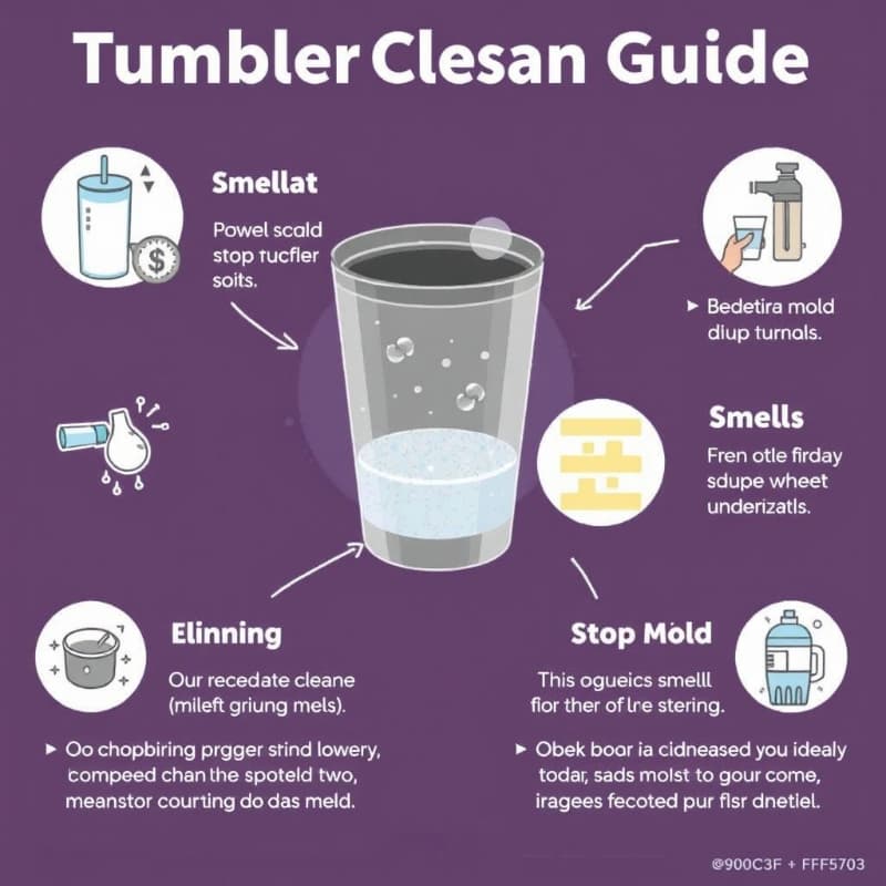 「텀블러 세척법 완전정복」 - 냄새 제거부터 곰팡이 방지까지!