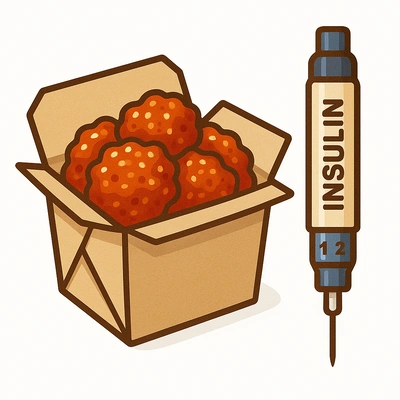 닭강정과인슐린