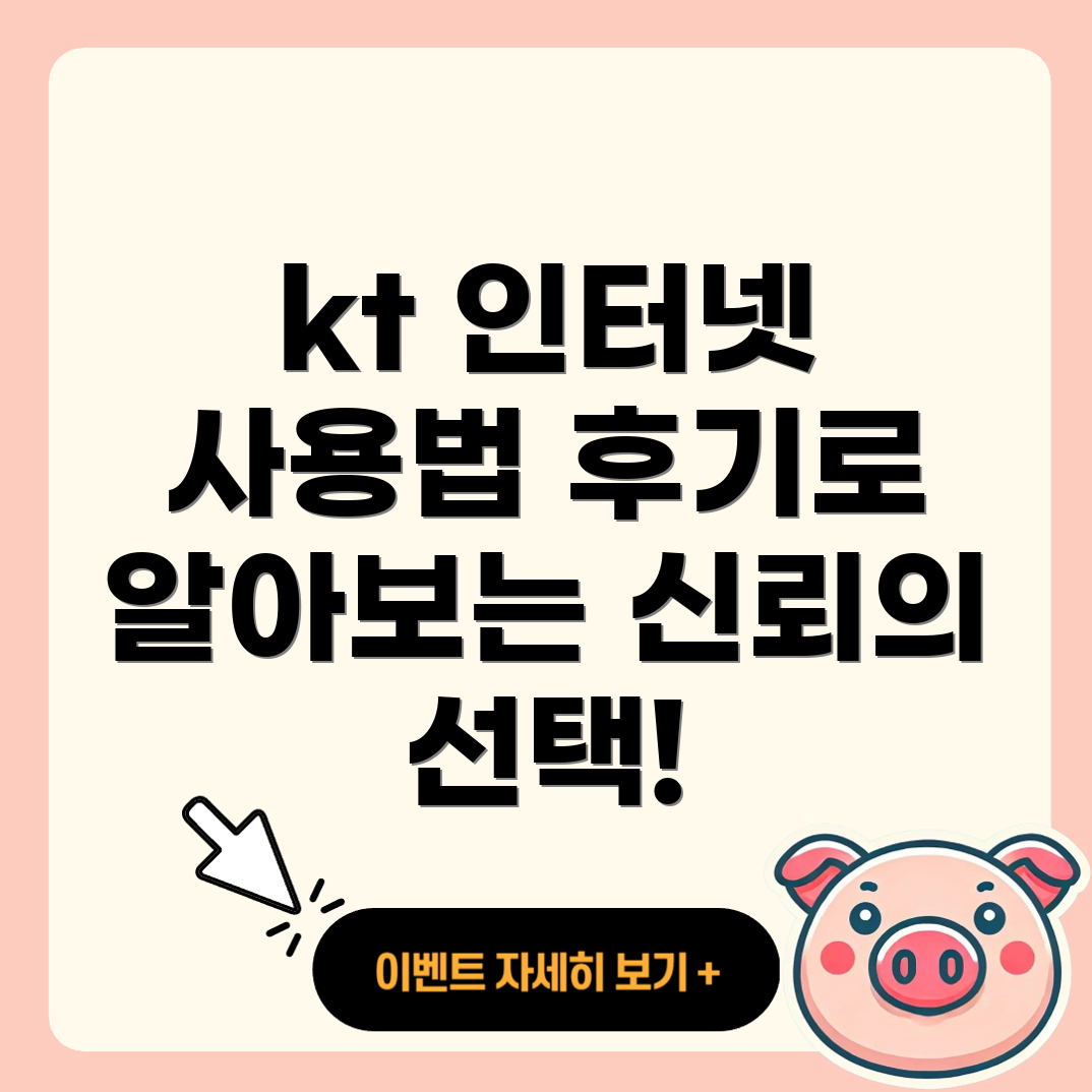 kt 인터넷 후기