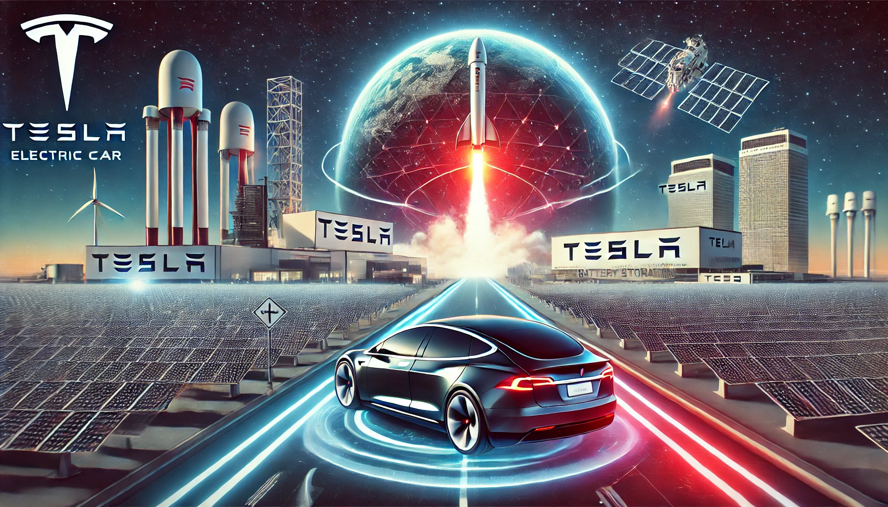 테슬라 기업 구조 분석 관련 사진