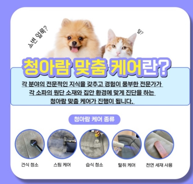 생생정보-청소업체-청아람케어-소파청소-에어컨청소