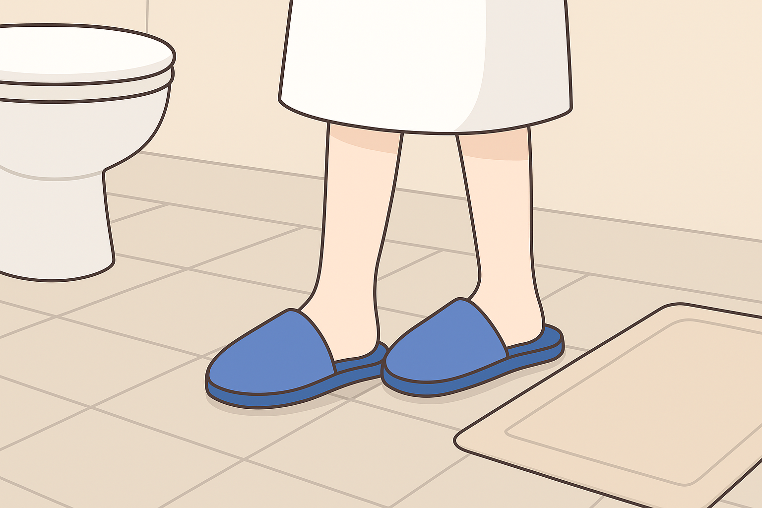 화장실에서 슬리퍼를 꼭 신어야 하는 이유