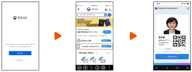 주민등록증 모바일 발급 방법 모바일 주민등록증 발급 방법