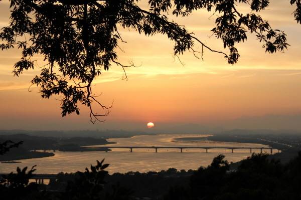 고양 행주산성 일몰