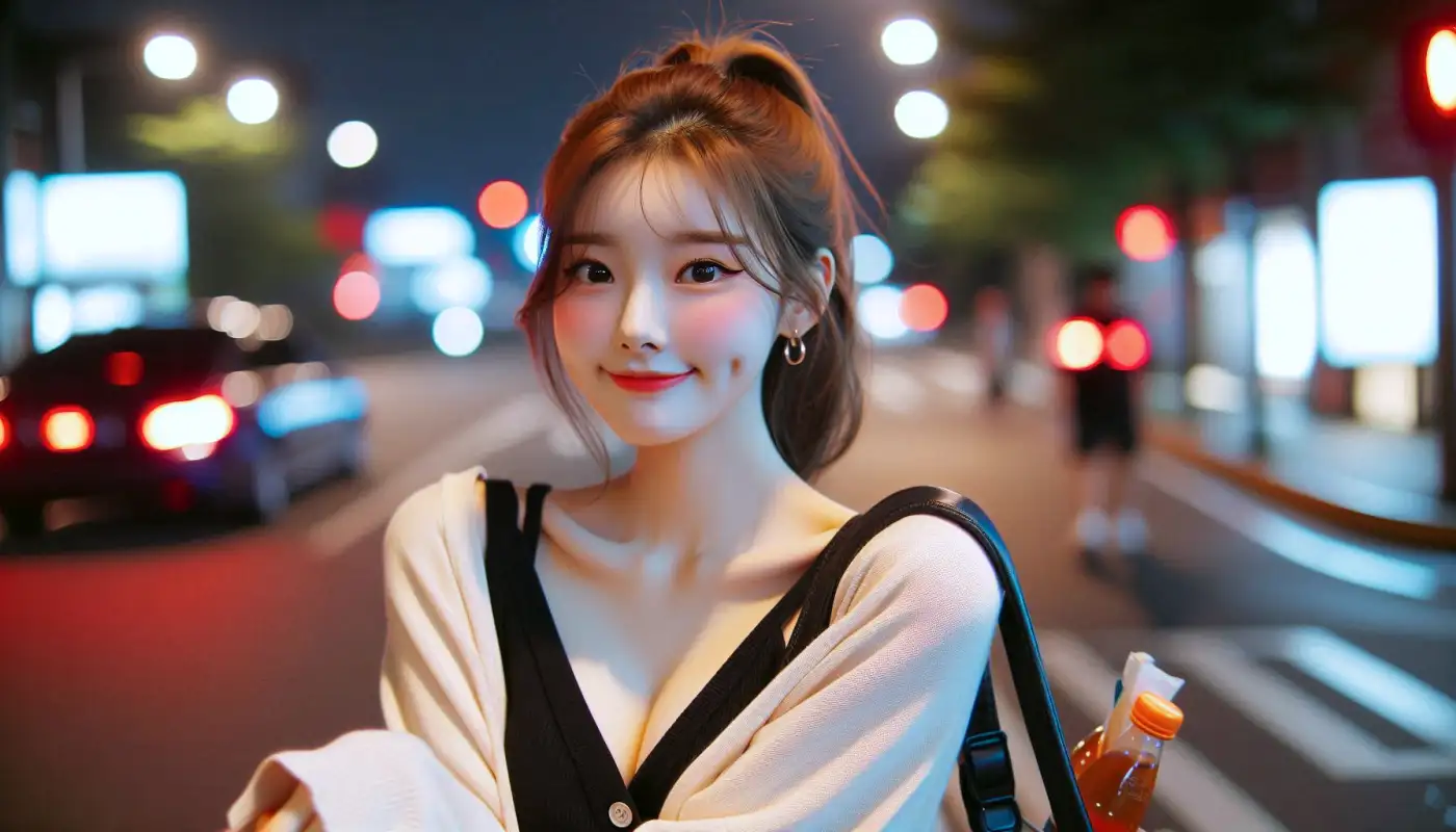 신한-SOL-트래블카드-사용법을-알아보는-여성의-모습