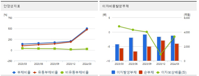 엔켐 분기 주가 안정성