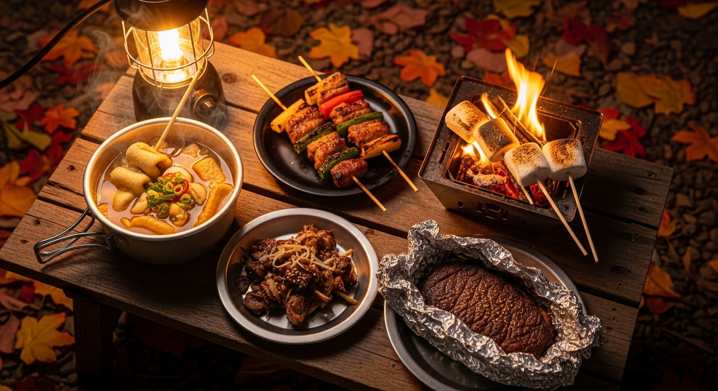 가을캠핑요리