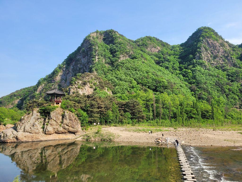 영동 월류봉 둘레길 한천팔경