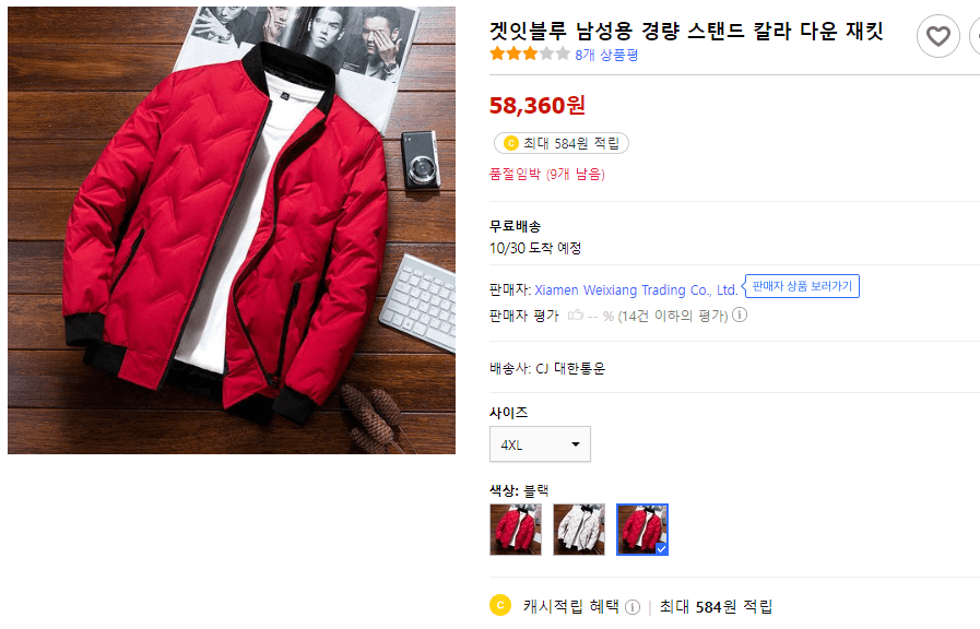 겨울철 필스템, 따뜻한 경량패팅 베스트5 추천