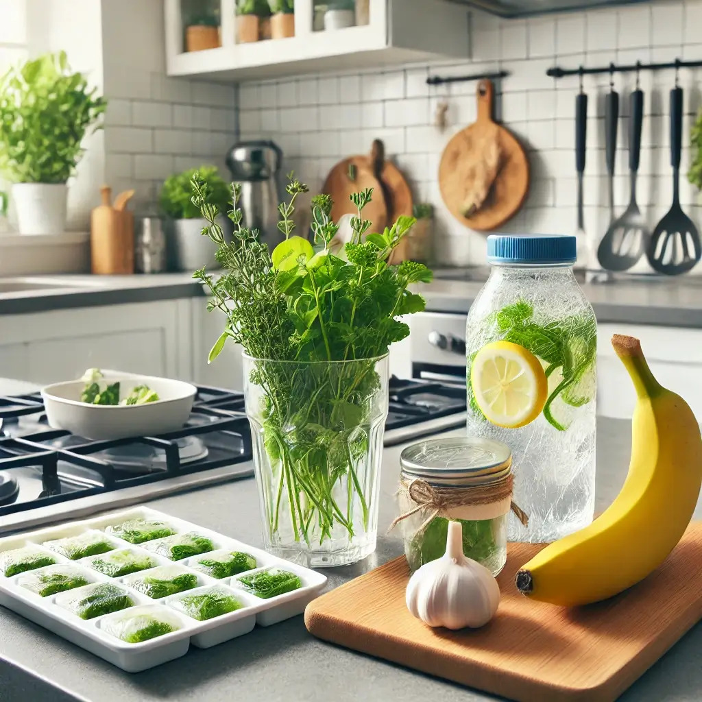 조리기구가 잘 정리된 주방의 모습