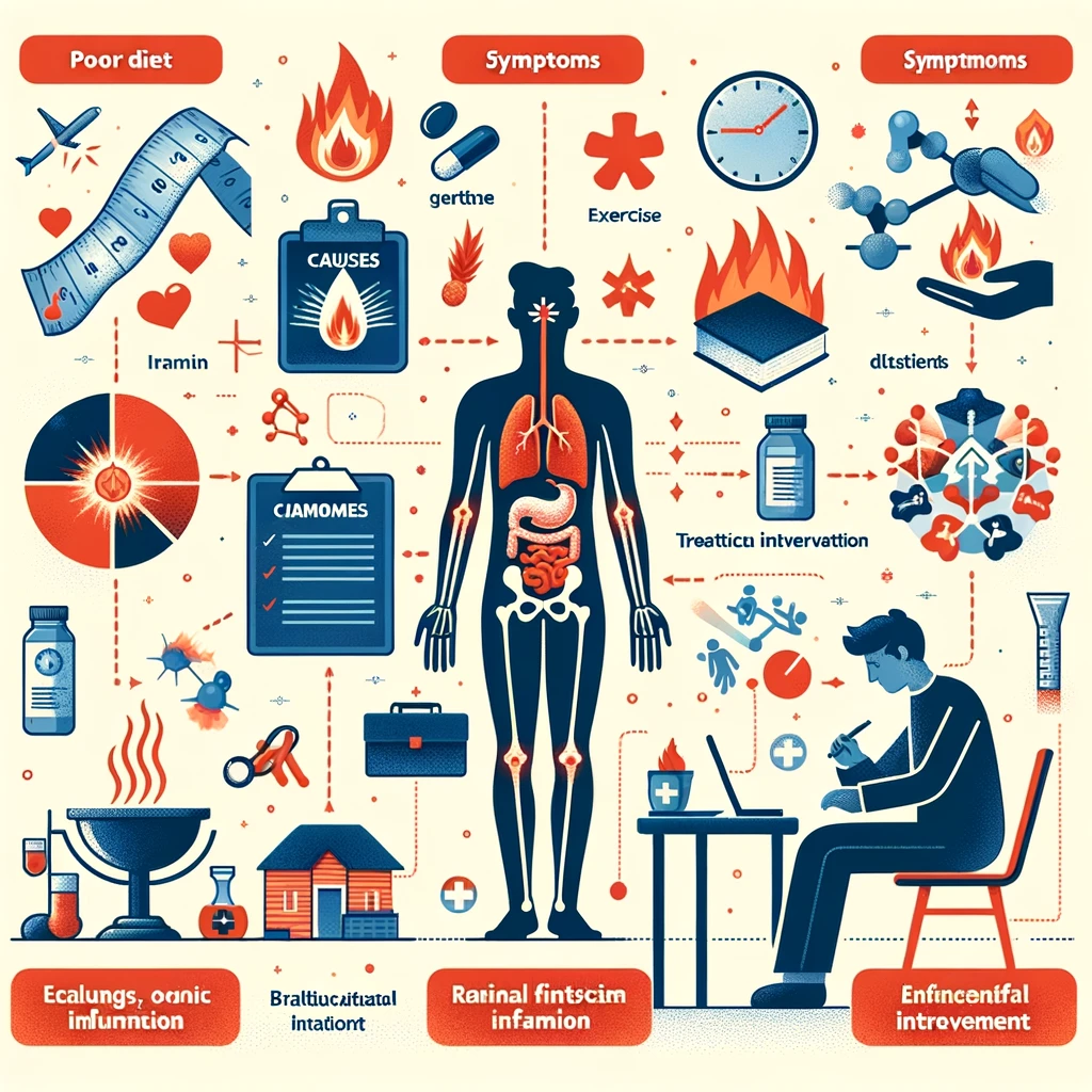 만성염증의 원인 증상