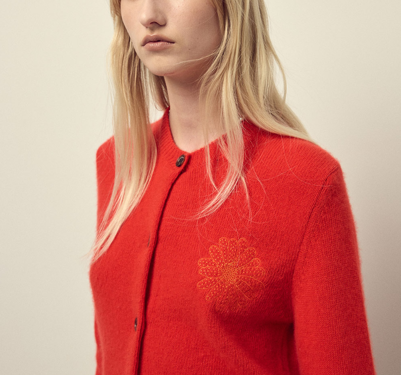 화려한 날들 박정연 옷 마르디 메크르디 레드 가디건 40회 박영라 패션