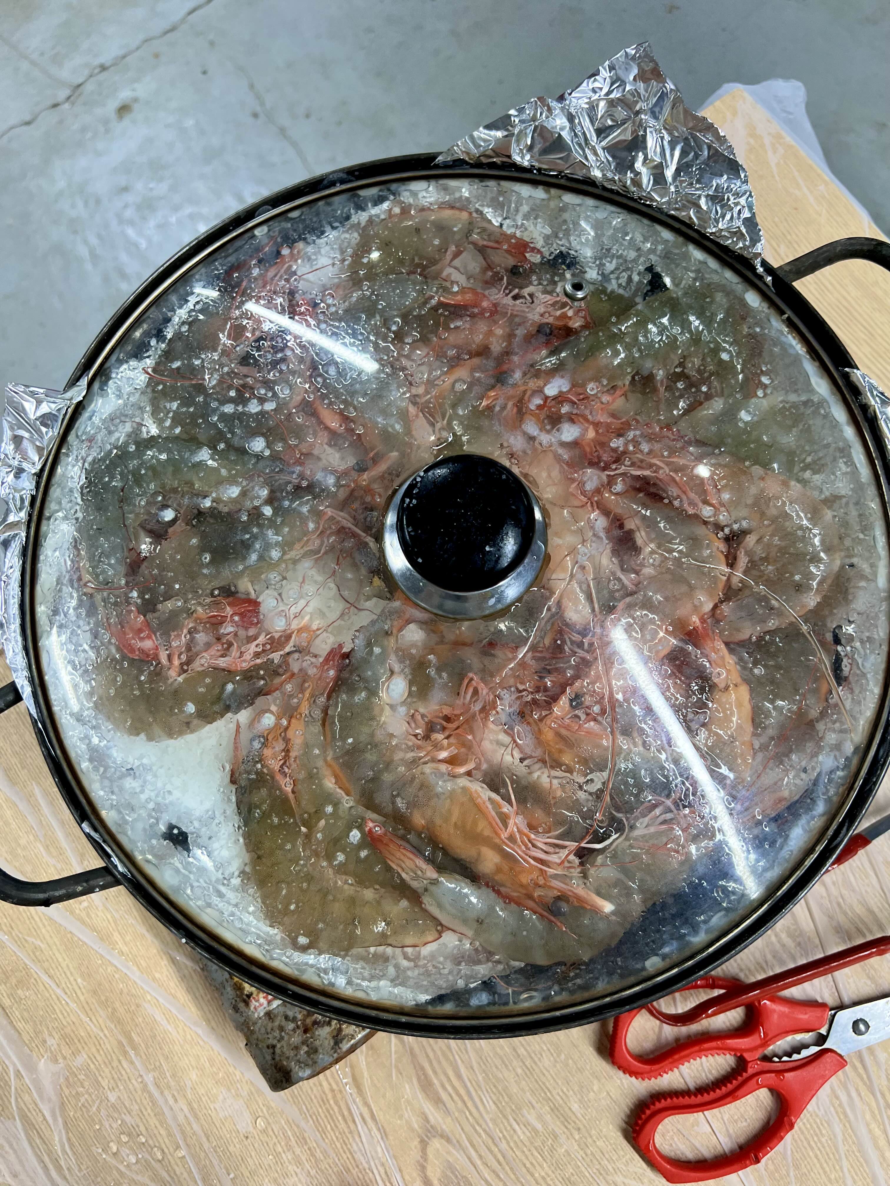 왕새우소금구이 1kg 대하구이 맛집 약암양식장 새우 1Kg