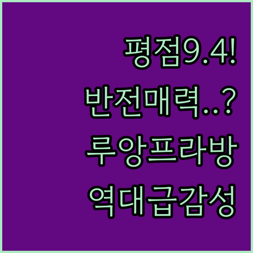 평점 9.4점의 반전 매력과 예술적 ..