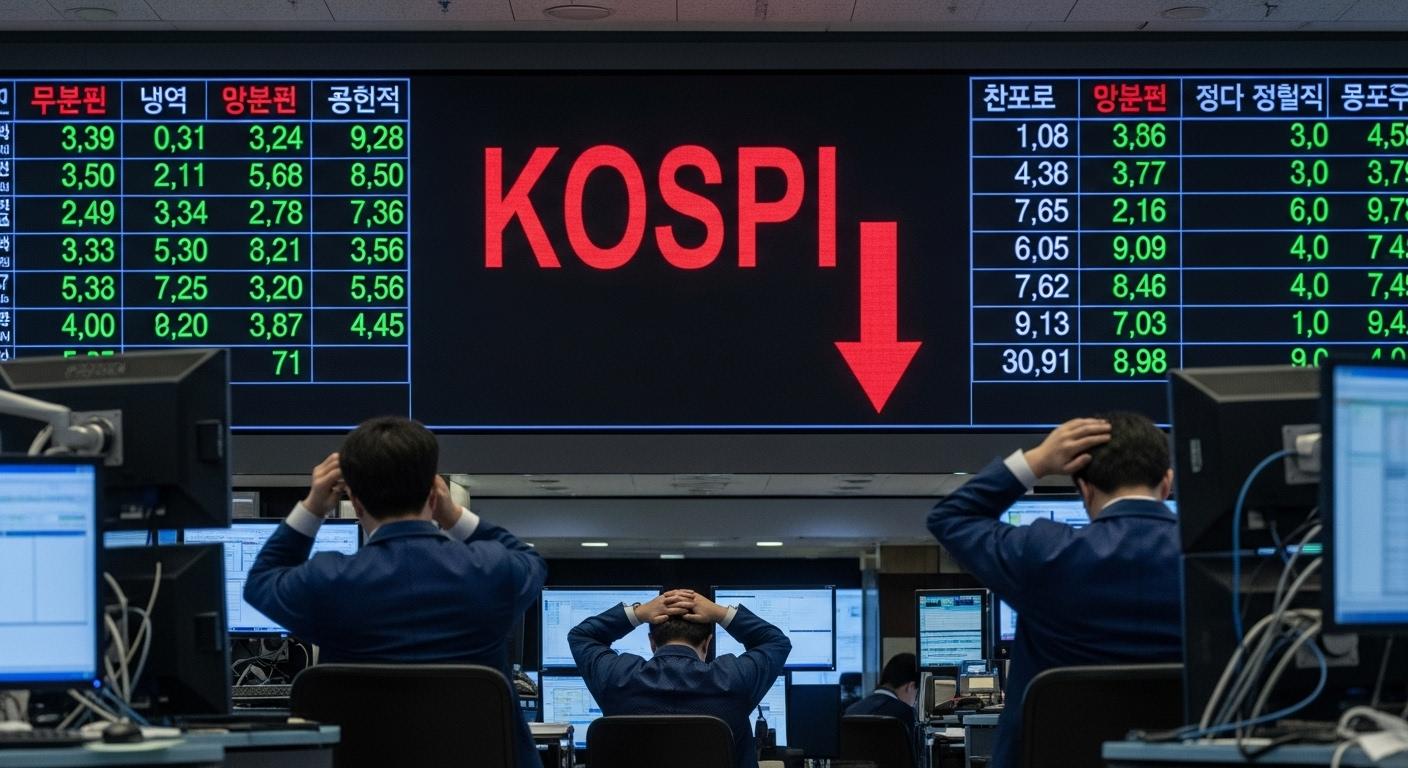 코스피 하락이유