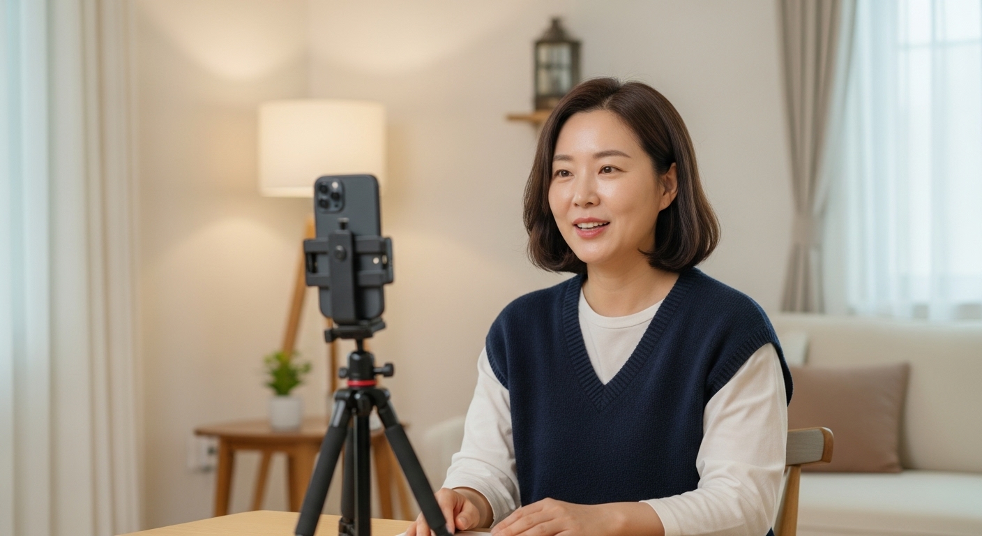 스마트폰 촬영 장면