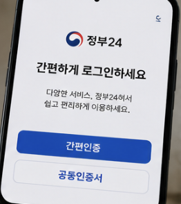 정부24 간편인증